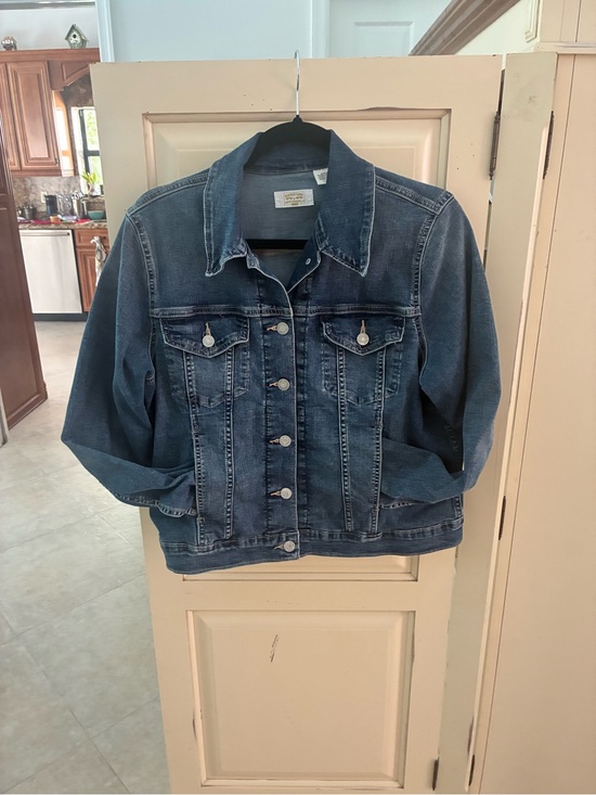 Signature by Levi Strauss Jackets & Blazers - Levi’s Signature XL Classic Blue Denim Jacket - Women's Jean  PAINTED BACK